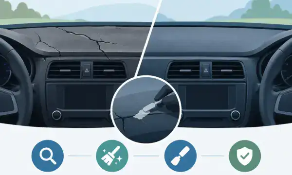 Cracked Dashboard Restoration Service Options